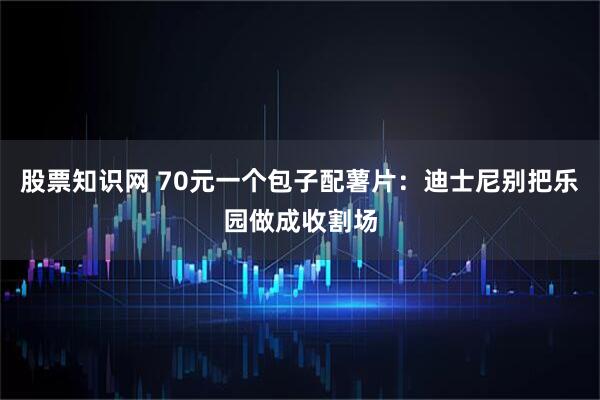 股票知识网 70元一个包子配薯片:迪士尼别把乐园做成收割场